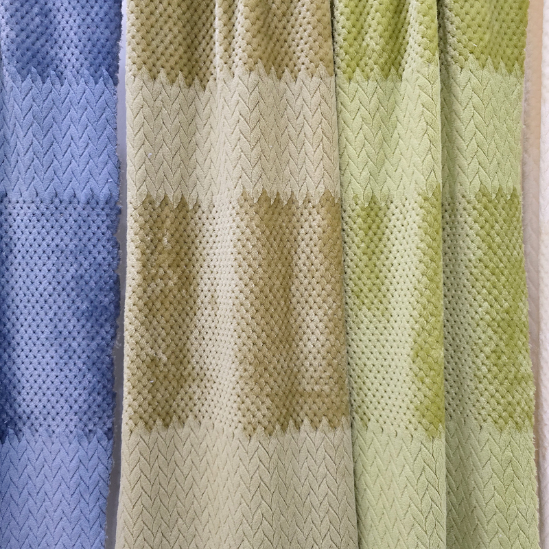 AB yarn jacquard flannel