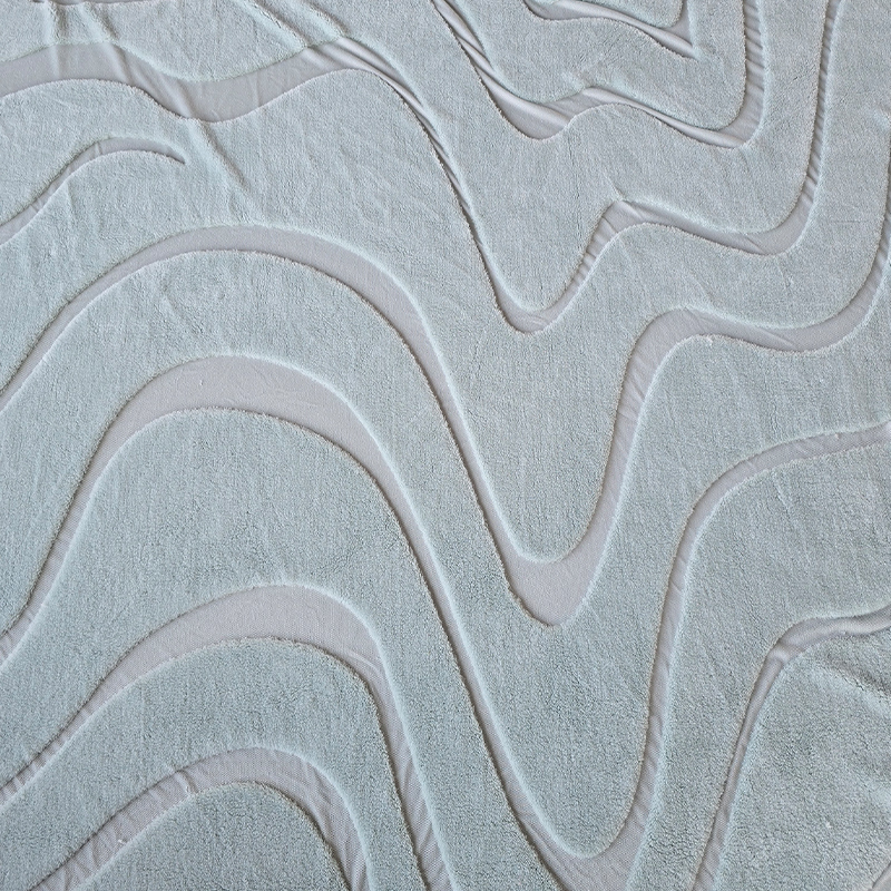 Jacquard cotton velvet