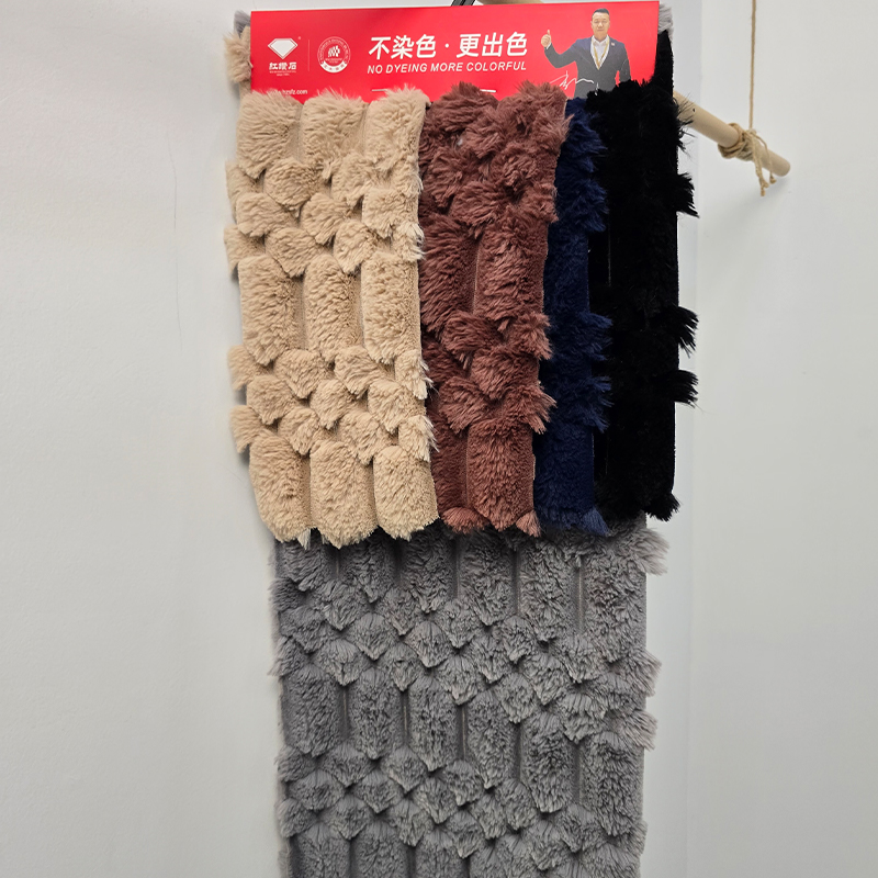 Jacquard rabbit hair