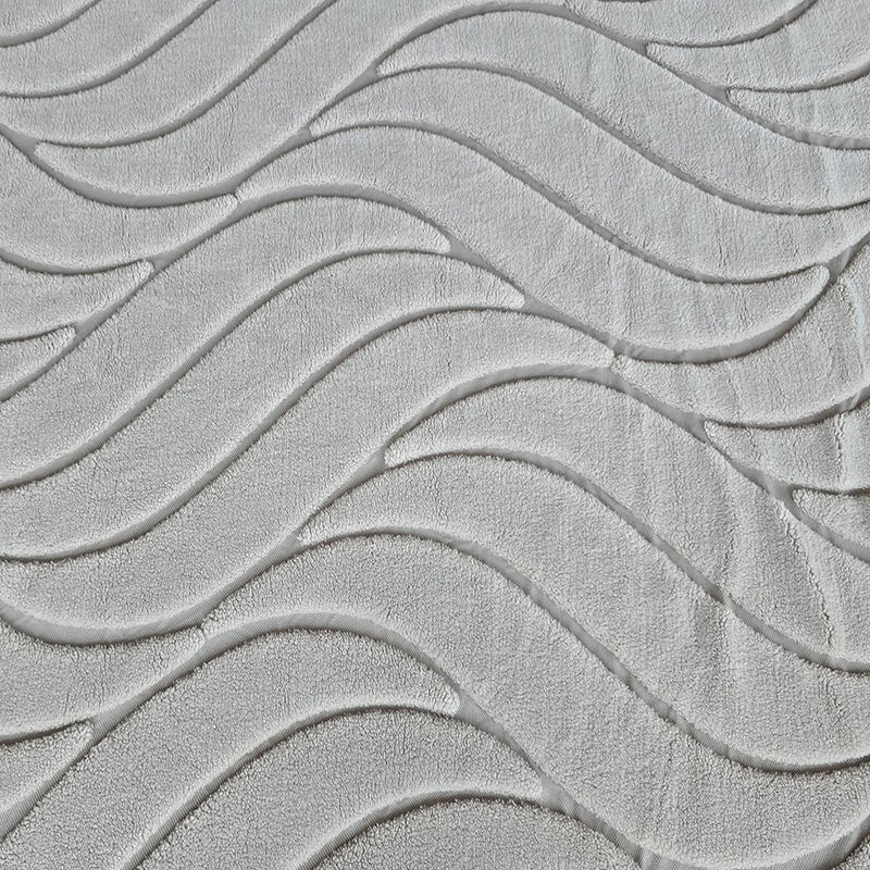 Jacquard cotton velvet