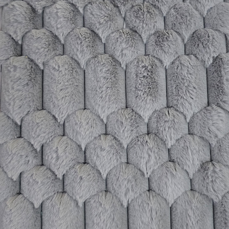 Jacquard rabbit hair