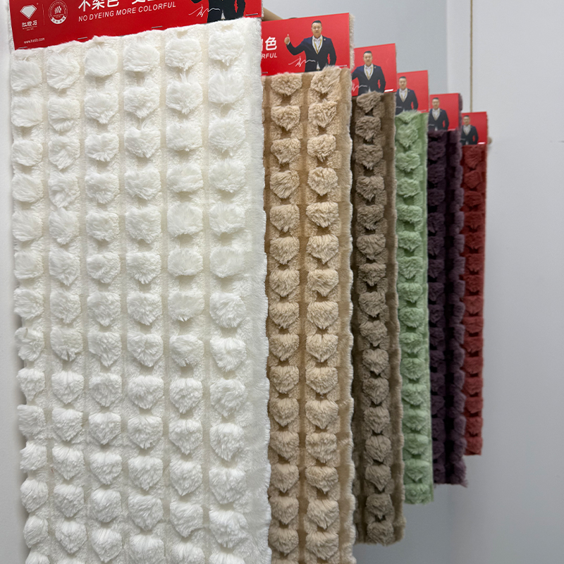 Jacquard rabbit hair