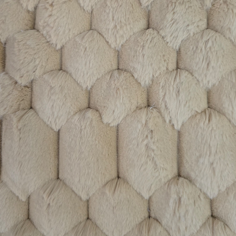 Jacquard rabbit hair