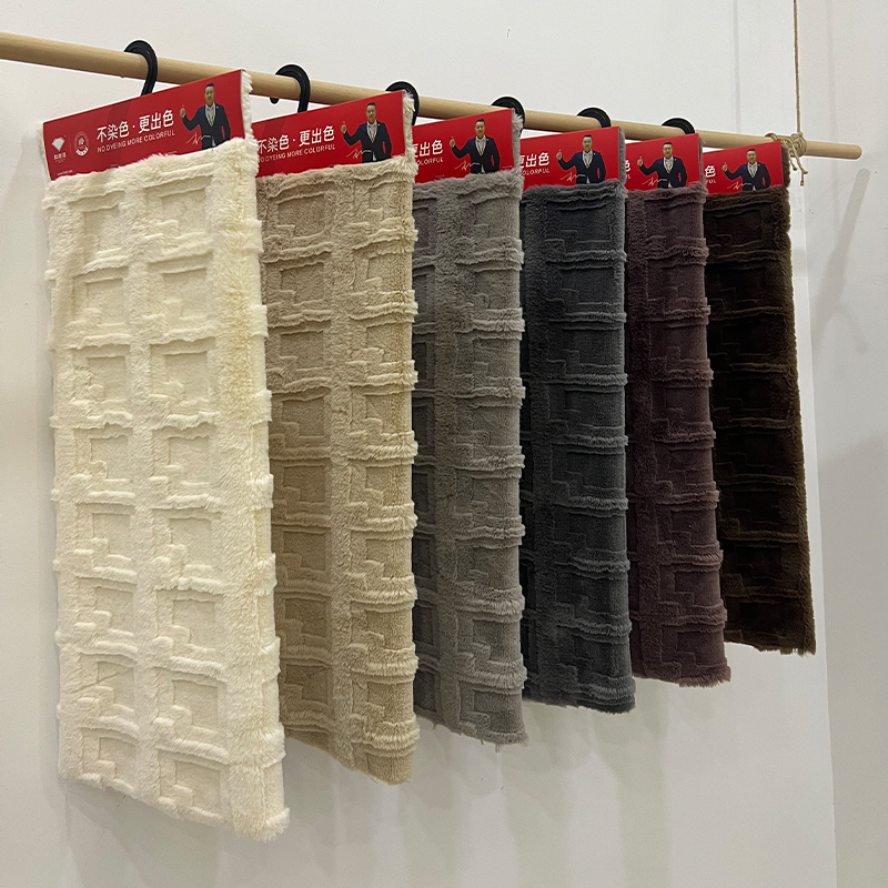 Jacquard rabbit hair